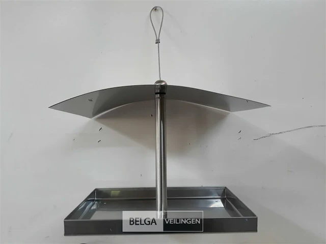 2 x vogel voederhuisje inox - afbeelding 3 van  3