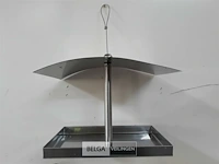 2 x vogel voederhuisje inox - afbeelding 3 van  3