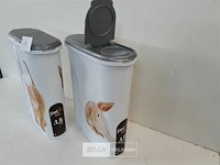 2 x voorraaddoos 4,5l 1,5 kg petlife - afbeelding 3 van  3