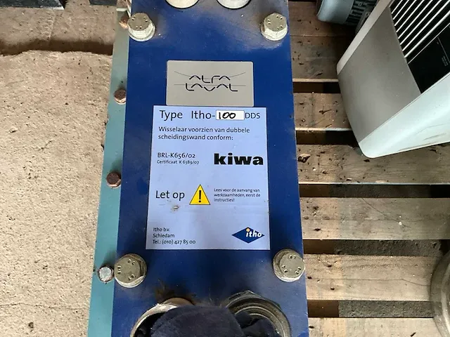 2 x warmtewisselaar kiwa en alfa-laval - afbeelding 9 van  12