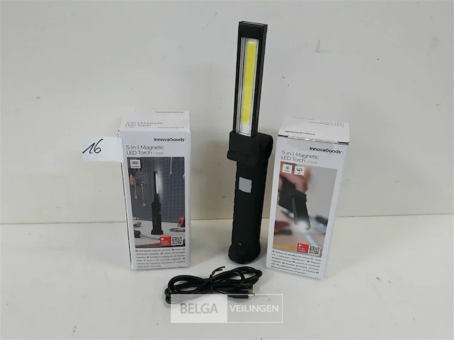 2 x werklamp oplaadbaar led 5 in 1 - afbeelding 1 van  3