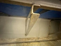 2 x werktafels met blauw kunstofblad - afbeelding 3 van  4