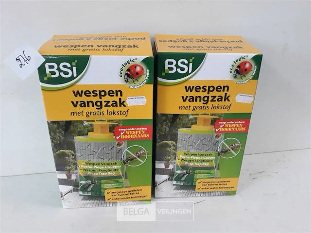 2 x wespenvangzak met lokstof - afbeelding 1 van  3