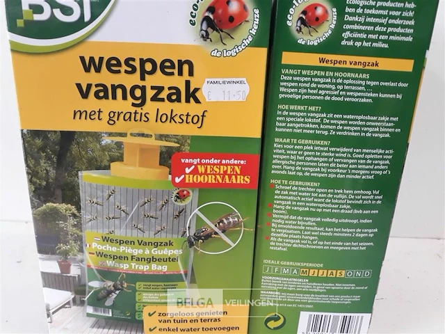 2 x wespenvangzak met lokstof - afbeelding 3 van  3