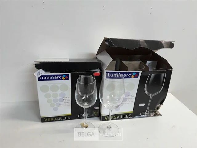 2 x wijnglazen 1 x 36 cl 6 stuks 1 x 58 cl 6 stuks - afbeelding 2 van  3