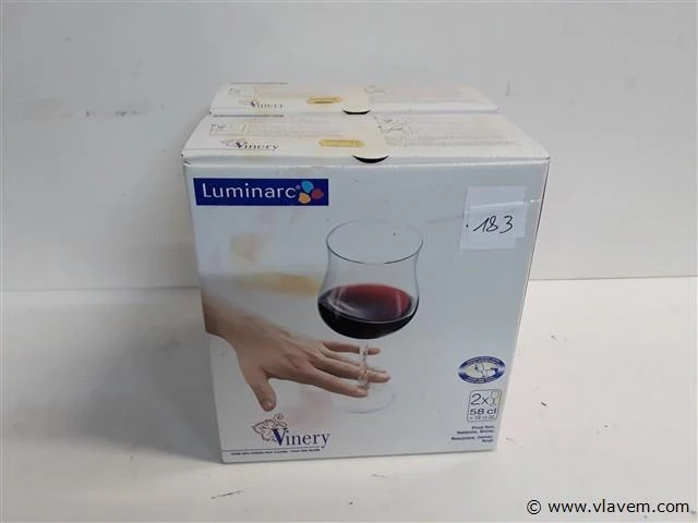2 x wijnglazen 58 cl 2 stuks - afbeelding 1 van  2