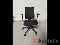 2 x zwarte bureaustoel profim