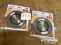 2 zaagbladen dia 165 mm
