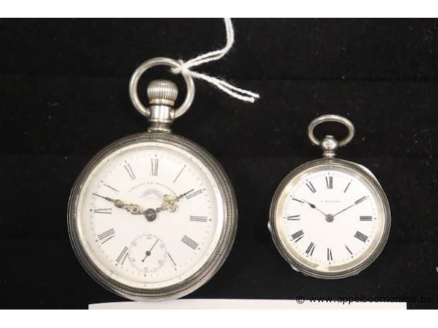 2 zakhorloges american waltham en c mathey - afbeelding 2 van  3