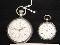 2 zakhorloges american waltham en c mathey - afbeelding 2 van  3