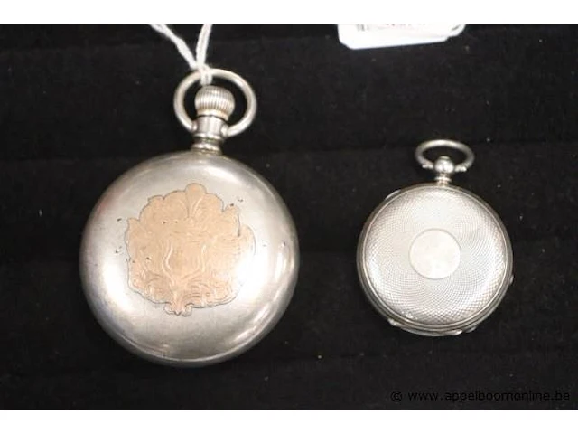 2 zakhorloges american waltham en c mathey - afbeelding 3 van  3