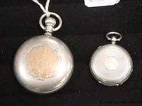 2 zakhorloges american waltham en c mathey - afbeelding 3 van  3