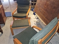 2 zetels en een voetbank - afbeelding 1 van  3
