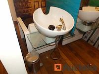 2 zetels met geïntegreerde wastafel voor het wassen van het haar - afbeelding 2 van  6