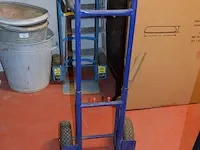 2 zinken bakken, 2 zolderwagentjes, alu trapladder 3 treden - afbeelding 5 van  7
