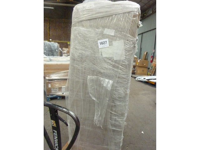 2-zits bank - crème fluweel - afbeelding 8 van  9