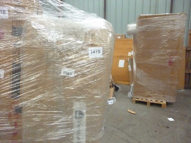 2-zits bank in witte imitatie - afbeelding 7 van  7