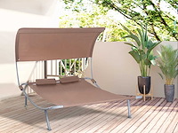 2-zits ligbed eigentijds design tuinbed - afbeelding 1 van  7