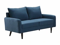 2-zits stoffen bank - blauw - afbeelding 2 van  4