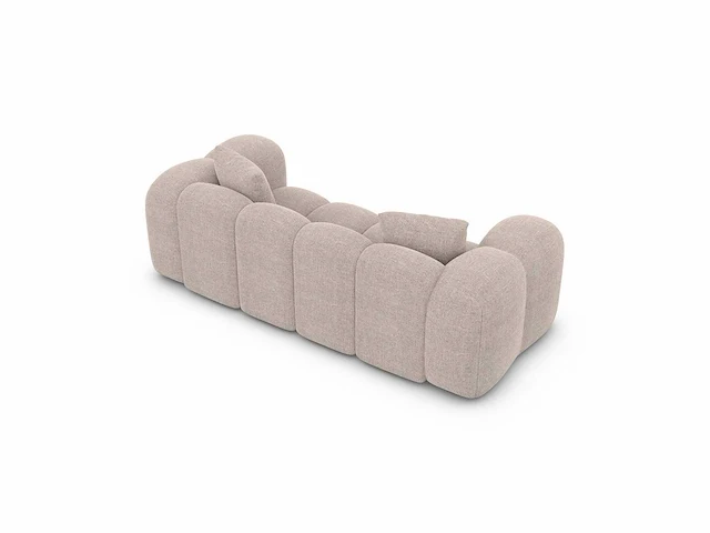 2-zitsbank - beige stof - afbeelding 4 van  6