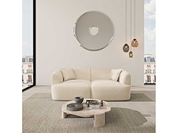 2-zitsbank - beige stof - afbeelding 3 van  10