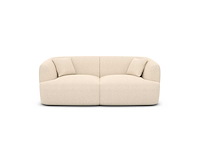 2-zitsbank - beige stof - afbeelding 5 van  10