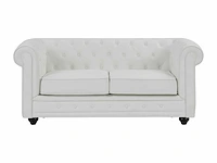2-zitsbank - witte imitatie - afbeelding 2 van  6