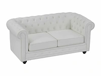 2-zitsbank - witte imitatie - afbeelding 3 van  6