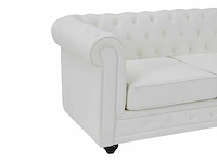 2-zitsbank - witte imitatie - afbeelding 4 van  6