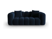 2-zitsbank in koningsblauw fluweel van christian lacroix - afbeelding 2 van  6