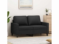 2-zitsbank zwart 120 cm - kunstleer - afbeelding 2 van  9