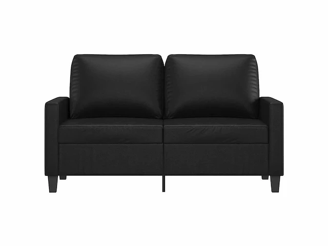 2-zitsbank zwart 120 cm - kunstleer - afbeelding 4 van  9