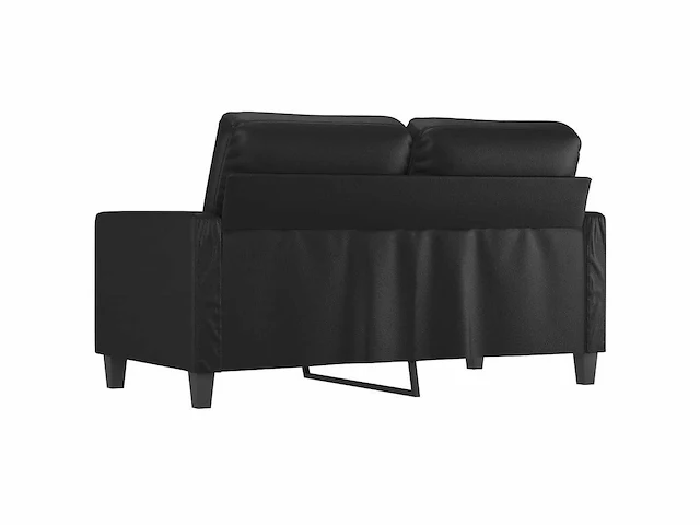2-zitsbank zwart 120 cm - kunstleer - afbeelding 6 van  9