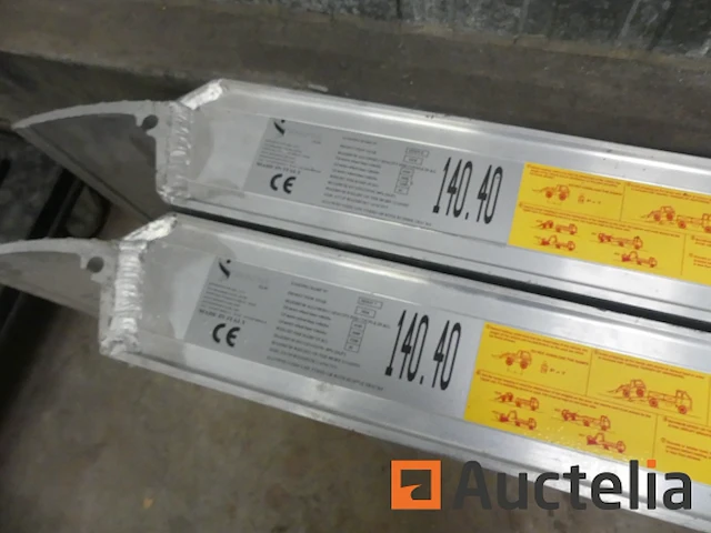 2 zware aluminium oprijplaten definitive clm 140.40 - afbeelding 1 van  8