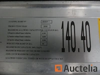2 zware aluminium oprijplaten definitive clm 140.40 - afbeelding 7 van  8