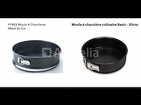 20 cm springvorm pyrex, culinaire springvorm - 20cm basic - afbeelding 1 van  1