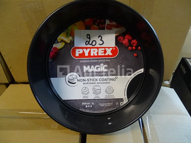20 cm springvorm pyrex - afbeelding 1 van  4