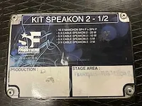 20 diverse speakon-2 kabels voorzien van neutrik fiches - afbeelding 4 van  5