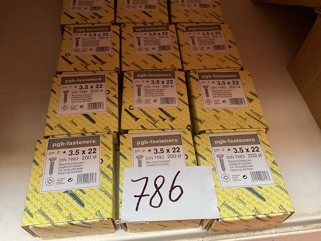 20 dozen plaatschroeven - afbeelding 2 van  3