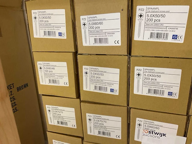 20 dozen spaanplaatschroeven - afbeelding 4 van  5