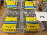 20 dozen verzinkte universele schroeven - afbeelding 2 van  6