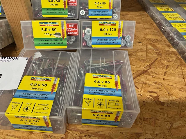 20 dozen verzinkte universele schroeven - afbeelding 4 van  6