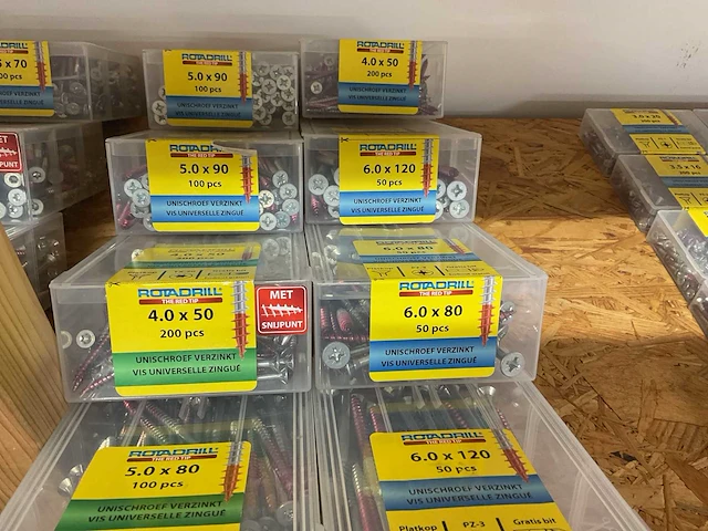 20 dozen verzinkte universele schroeven - afbeelding 5 van  6