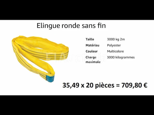 20 eindloze rondstroppen 2 m 3000 kg - afbeelding 1 van  1