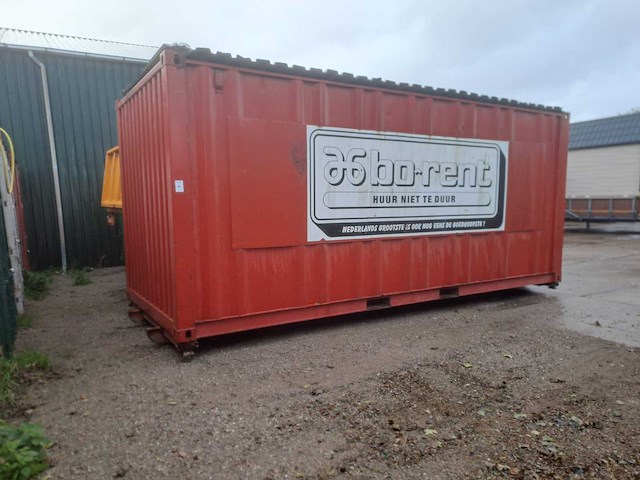 20 ft container met slede - afbeelding 1 van  10