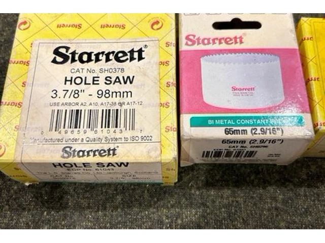 20 gatzagen starrett - afbeelding 2 van  4