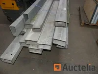 20 gegalvaniseerde metaal palen 200x100 - afbeelding 1 van  6