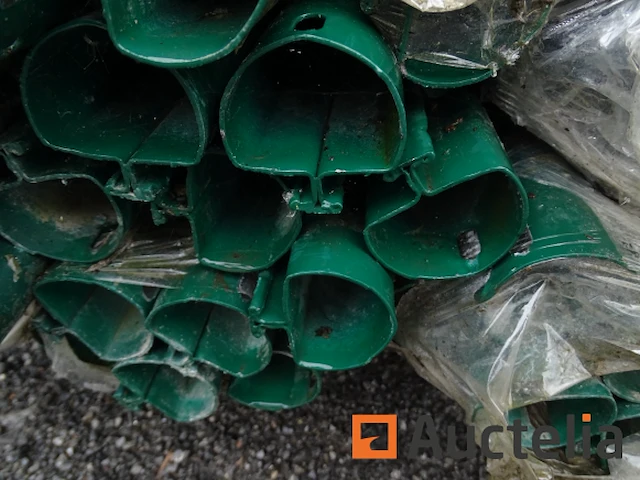 20 geplastificeerde universele mast diameter 48 mm lengte 2,00 m ral 6005 - afbeelding 2 van  3