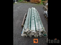 20 geplastificeerde universele mast diameter 48 mm lengte 2,00 m ral 6005 - afbeelding 1 van  3