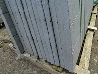 20 granieten platen gebrand en geborsteld met lijnen, 1 zijde afgewerkt grijs 220x45x3 (19,80m2) - afbeelding 8 van  8